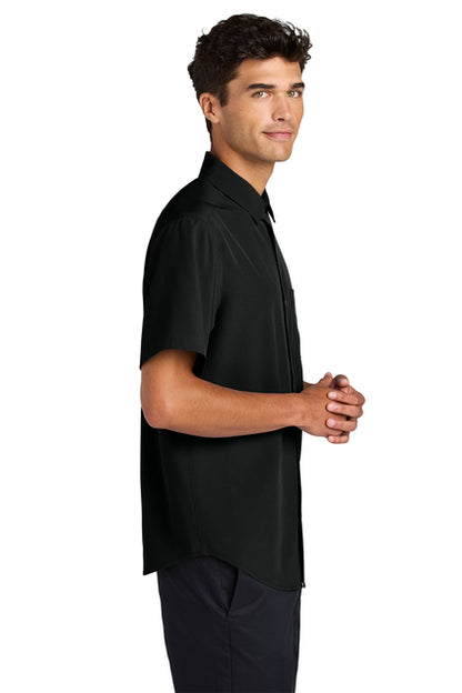 NEW Capella Mercer+Mettle® Short Sleeve UV Capital Tech Shirt - Deep Black