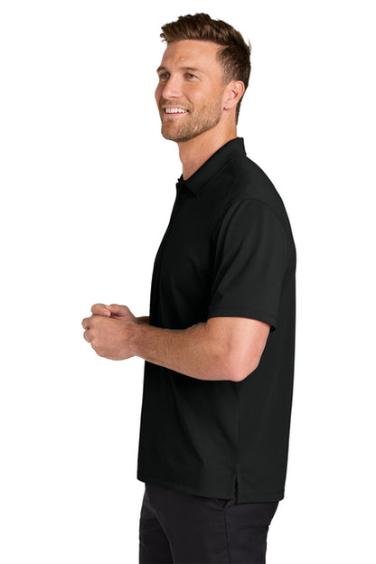 NEW Capella Port Authority® Wearever Performance Pique Polo - Deep Black