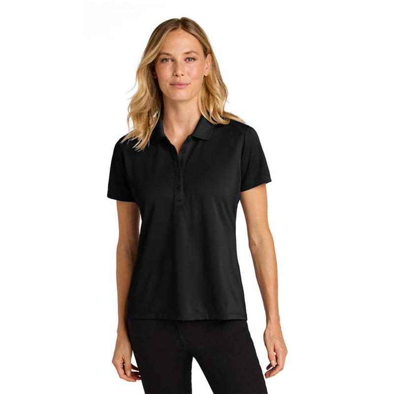NEW Port Authority® Women’s Wearever Performance Pique Polo - Deep Black