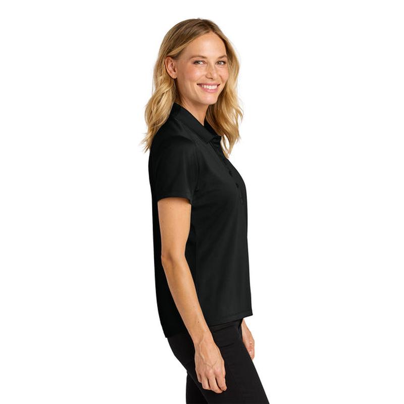 NEW Port Authority® Women’s Wearever Performance Pique Polo - Deep Black