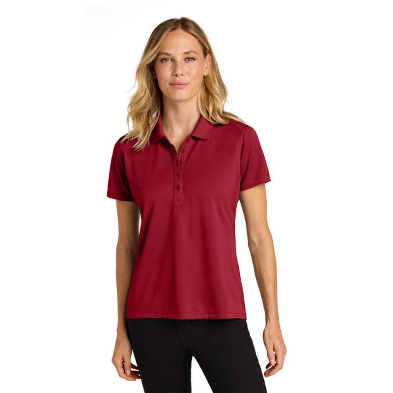 NEW Port Authority® Women’s Wearever Performance Pique Polo - Rich Red