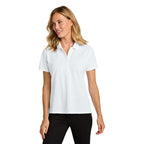 NEW Port Authority® Women’s Wearever Performance Pique Polo - White