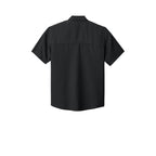 NEW Capella Port Authority® Short Sleeve UV Dockside Shirt - Deep Black