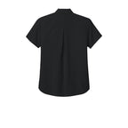 NEW Capella Port Authority® Women’s Short Sleeve UV Dockside Shirt - Deep Black