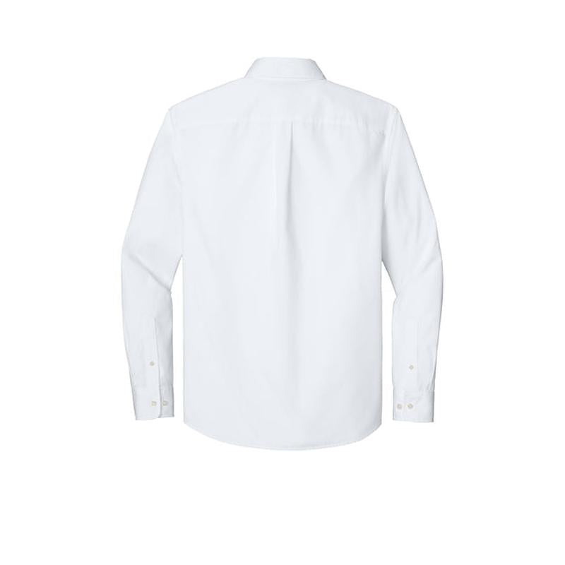 NEW CAPELLA Port Authority® Long Sleeve Nailhead Easy Care Shirt - White