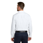 NEW CAPELLA Port Authority® Long Sleeve Nailhead Easy Care Shirt - White