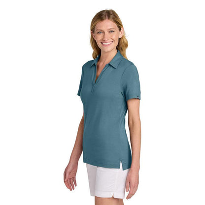 NEW CAPELLA TravisMathew Women’s Glenview Solid Polo - Stellar Blue