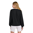 NEW CAPELLA TravisMathew Women’s Long Weekend V-Neck - Black