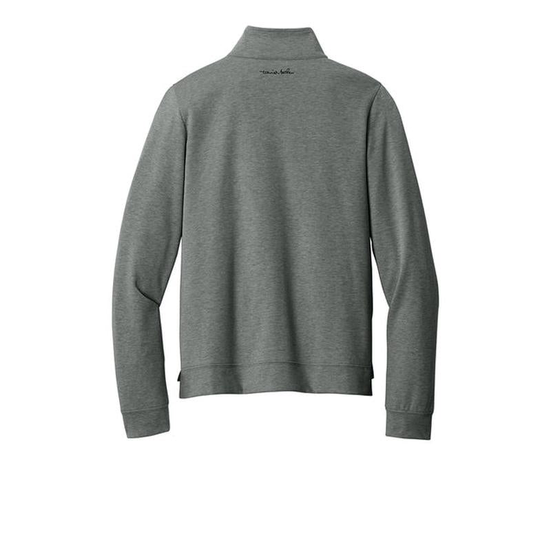 NEW Capella TravisMathew Women’s Coveside 1/2-Zip - Dark Grey Heather
