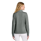 NEW Capella TravisMathew Women’s Coveside 1/2-Zip - Dark Grey Heather