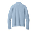 NEW Capella TravisMathew Women’s Coveside 1/2-Zip - Light Blue Heather