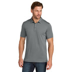 NEW CAPELLA TravisMathew Glenview Solid Polo - Quiet Shade Grey