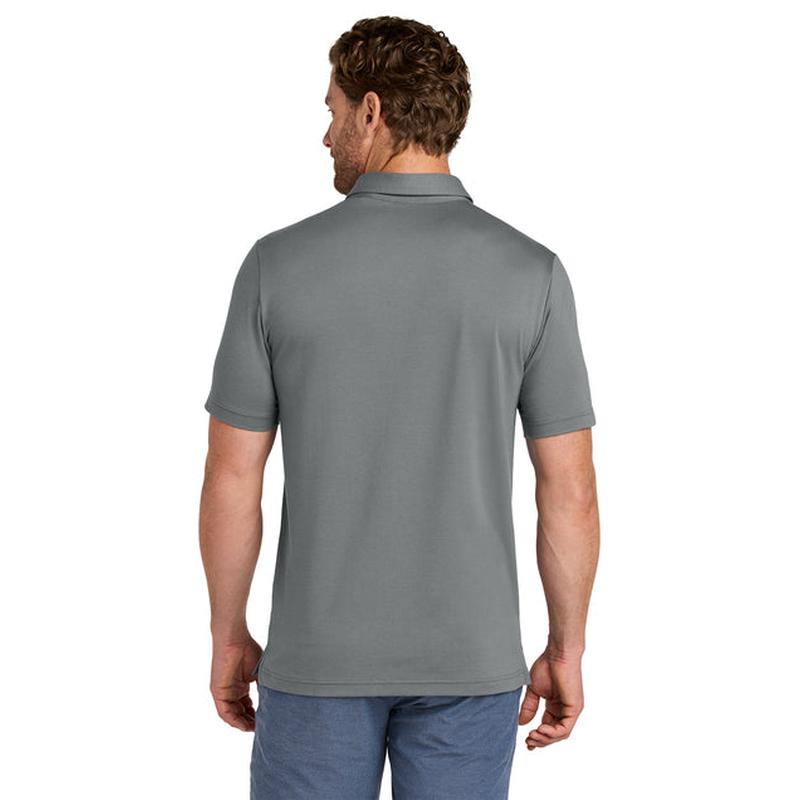 NEW CAPELLA TravisMathew Glenview Stripe Polo - Quiet Shade Grey