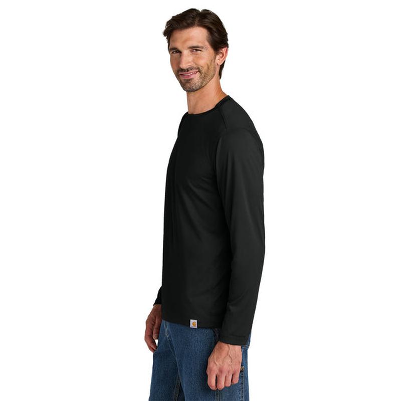 NEW CAPELLA Carhartt Force® Sun Defender™ Long Sleeve T-Shirt - Black