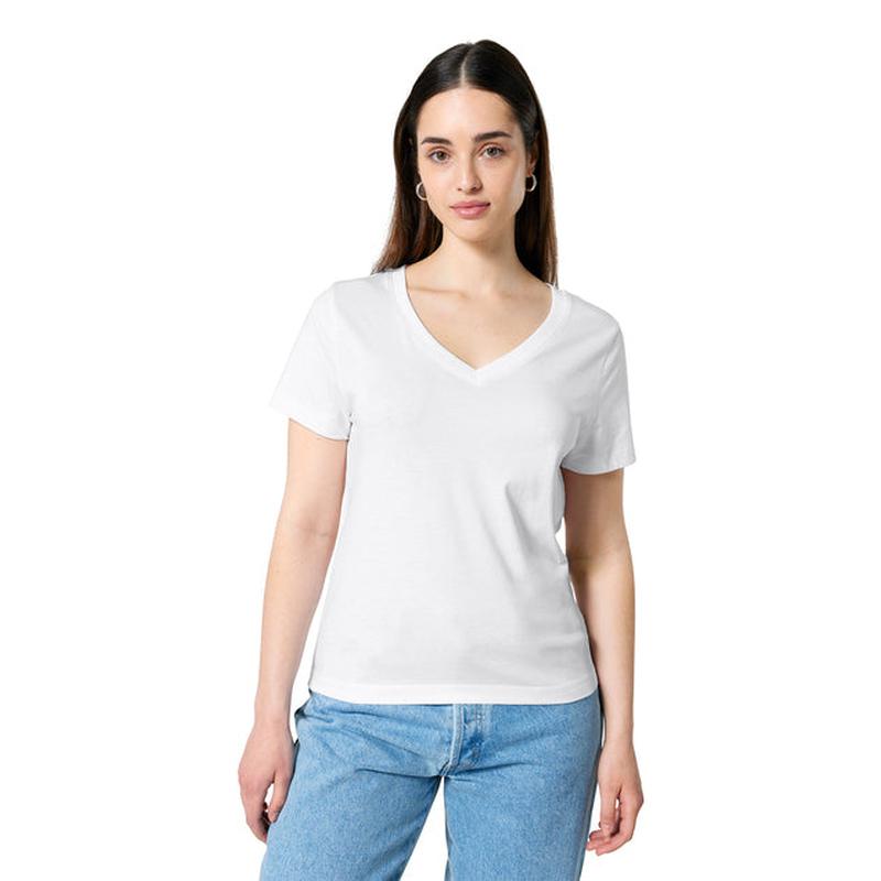 NEW CAPELLA - Stanley/Stella Women’s Stella Isla V-Neck Tee - White