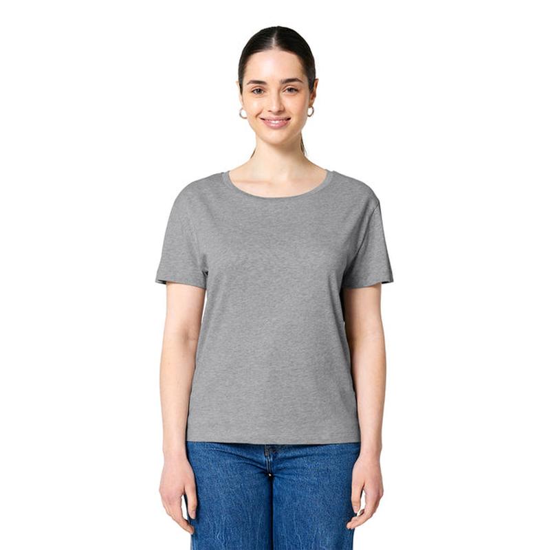 NEW CAPELLA Stanley/Stella Women’s Stella Serena Scoop Neck Tee - Heather Grey