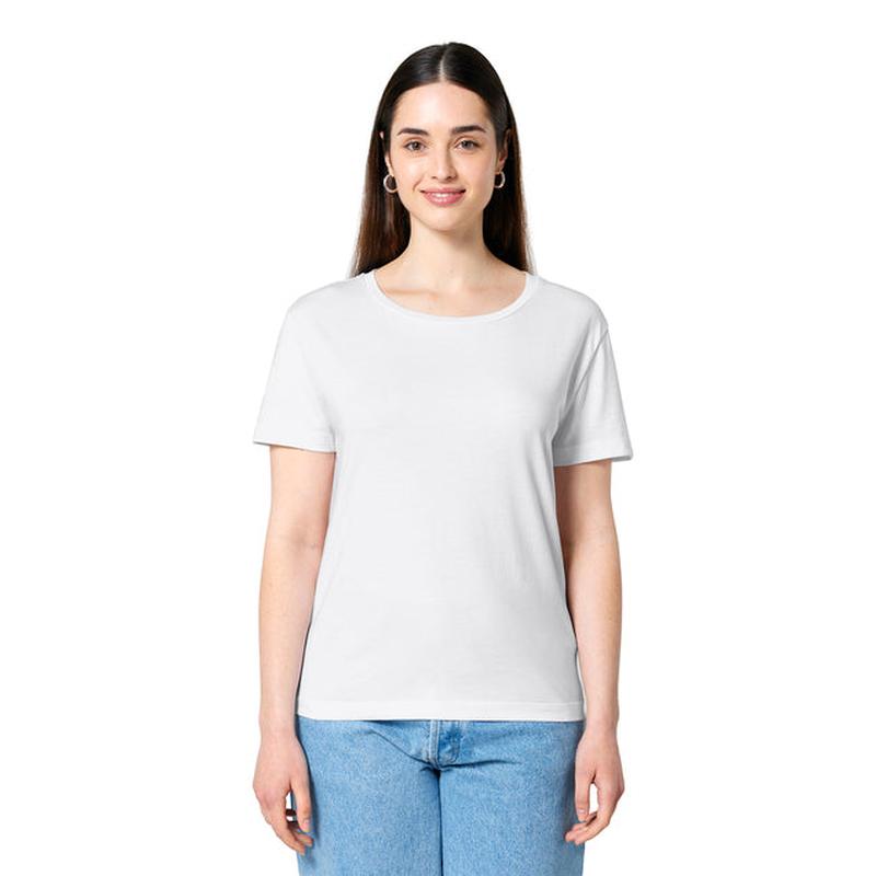 NEW CAPELLA Stanley/Stella Women’s Stella Serena Scoop Neck Tee - White