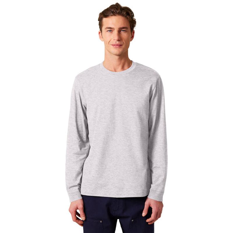 NEW Capella Stanley/Stella Unisex Creator 2.0 Long Sleeve Tee - Cool Heather Grey