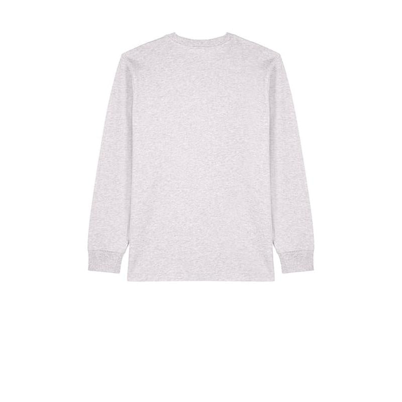 NEW CAPELLA Stanley/Stella Unisex Freestyler Heavyweight Long Sleeve Tee - Cool Heather Grey