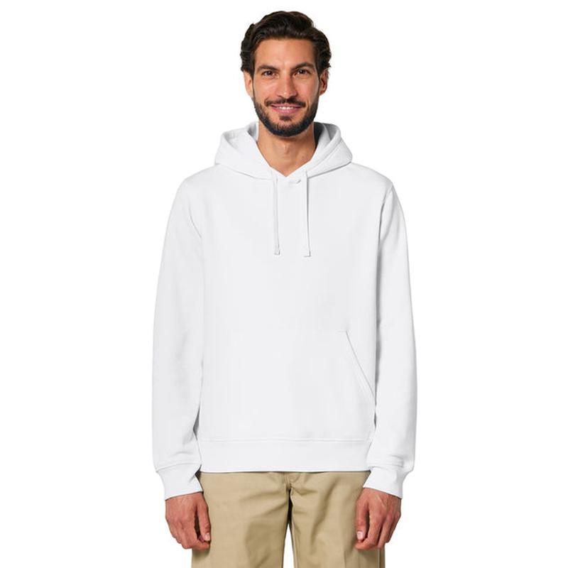 NEW CapellaStanley/Stella Unisex Drummer 2.0 Hooded Sweatshirt - White