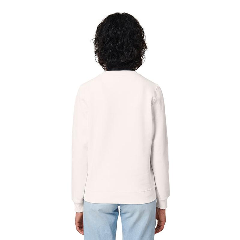 NEW Capella Stanley/Stella Unisex Roller Crewneck Sweatshirt - Vintage White