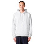 NEW Capella Stanley/Stella Unisex Mixer Full-Zip Hooded Sweatshirt - White