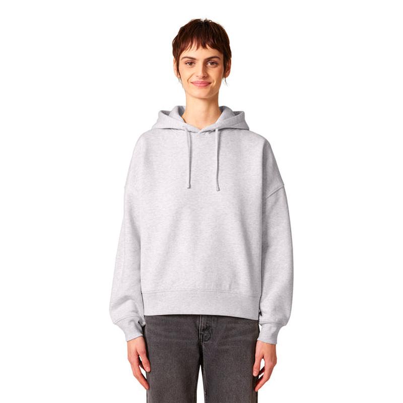 NEW Capella Stanley/Stella Women’s Stella Nora Hooded Sweatshirt - Cool Heather Grey