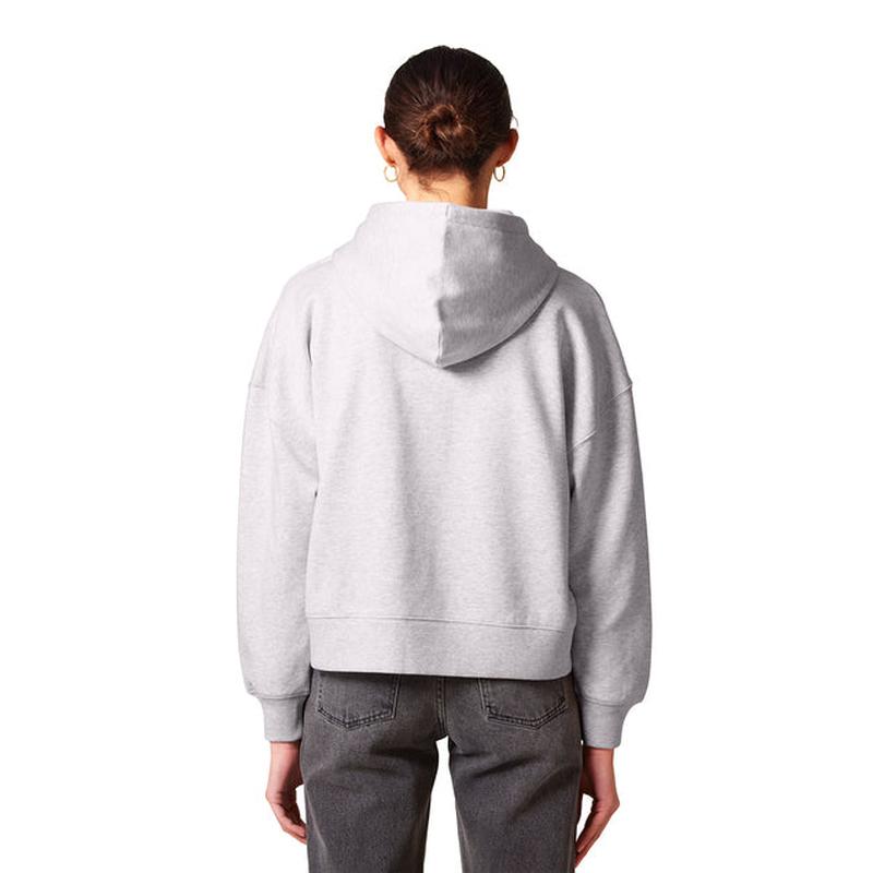 NEW CAPELLA Stanley/Stella Women’s Stella Ida Full-Zip Hooded Sweatshirt - Cool Heather Grey