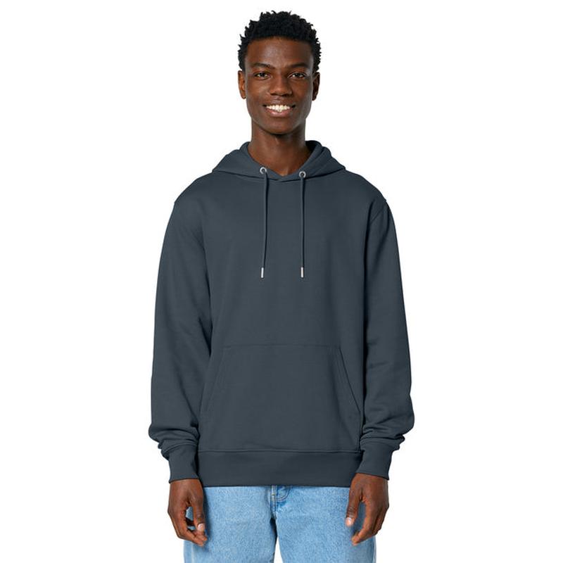 NEW Capella Stanley/Stella Unisex Cruiser 2.0 Hooded Sweatshirt - India Ink Grey