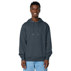 NEW Capella Stanley/Stella Unisex Cruiser 2.0 Hooded Sweatshirt - India Ink Grey