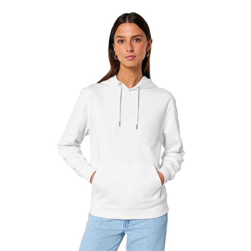 NEW Capella Stanley/Stella Unisex Cruiser 2.0 Hooded Sweatshirt - White