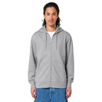 NEW CAPELLA Stanley/Stella Unisex Cultivator 2.0 Full-Zip Hooded Sweatshirt - Heather Grey