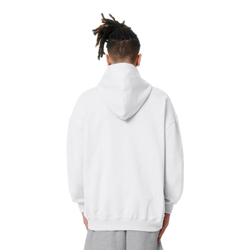 NEW CAPELLA Stanley/Stella Unisex Cooper Dry Hooded Sweatshirt - White