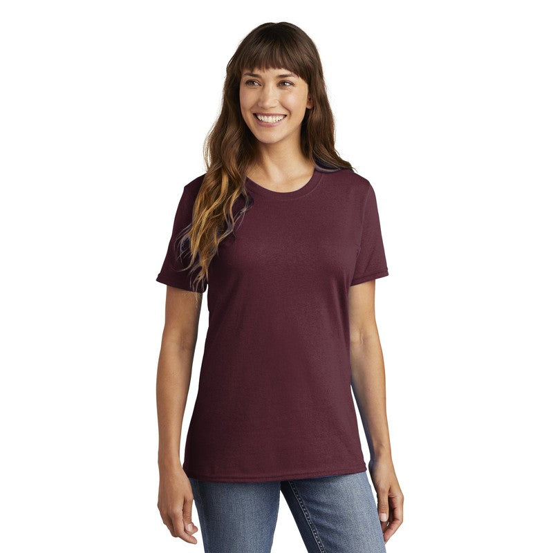 CAPELLA Port & Company® Ladies Core Cotton Tee - Athletic Maroon