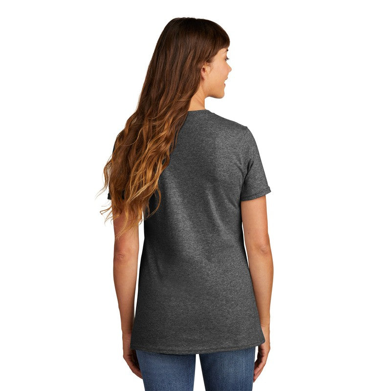 CAPELLA Port & Company® Ladies Core Cotton Tee - Dark Heather Grey