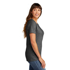 CAPELLA Port & Company® Ladies Core Cotton Tee - Dark Heather Grey