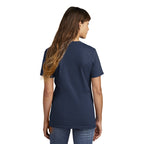 CAPELLA Port & Company® Ladies Core Cotton Tee - Navy
