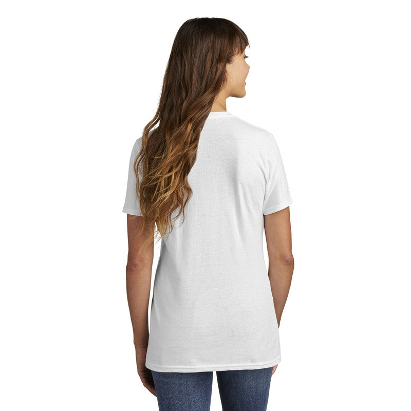 NEW CAPELLA Port & Company® Ladies Core Cotton Tee - White