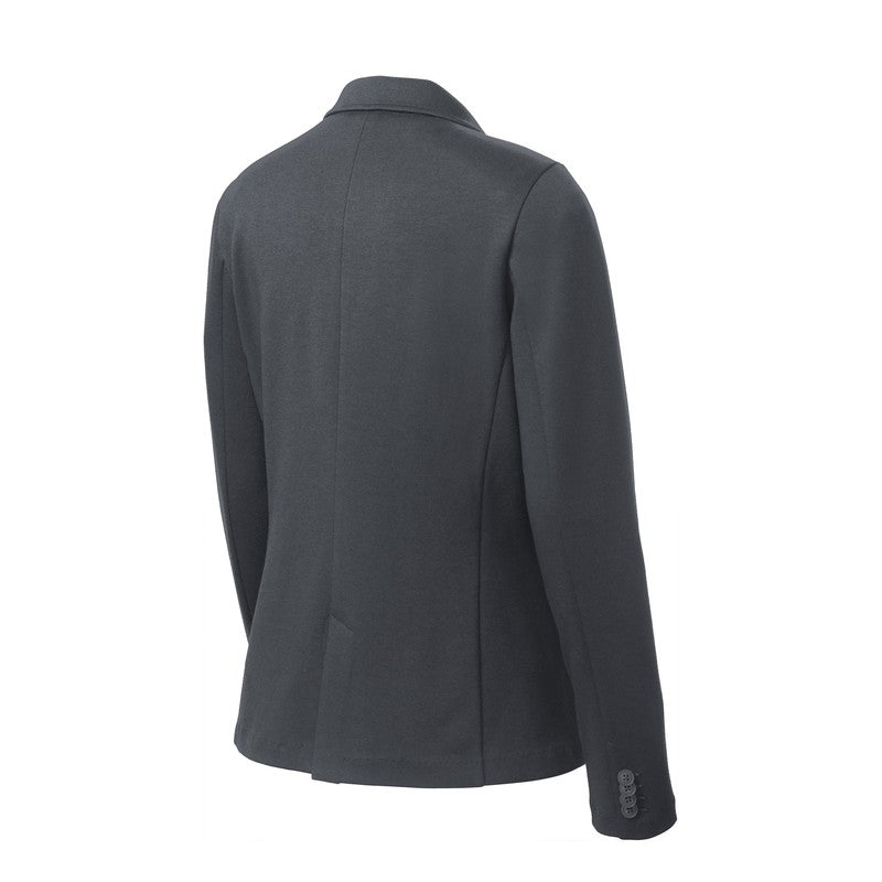 CAPELLA Port Authority® Ladies Knit Blazer - Battleship Grey
