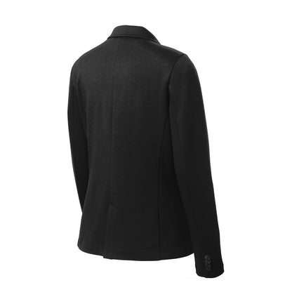 NEW CAPELLA Port Authority® Ladies Knit Blazer - BLACK