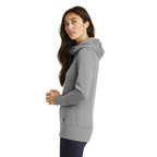 CAPELLA New Era® Ladies Tri-Blend Fleece Full-Zip Hoodie - Shadow Grey Heather