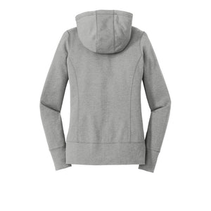CAPELLA ALUMNI New Era® Ladies Tri-Blend Fleece Full-Zip Hoodie - Shadow Grey Heather