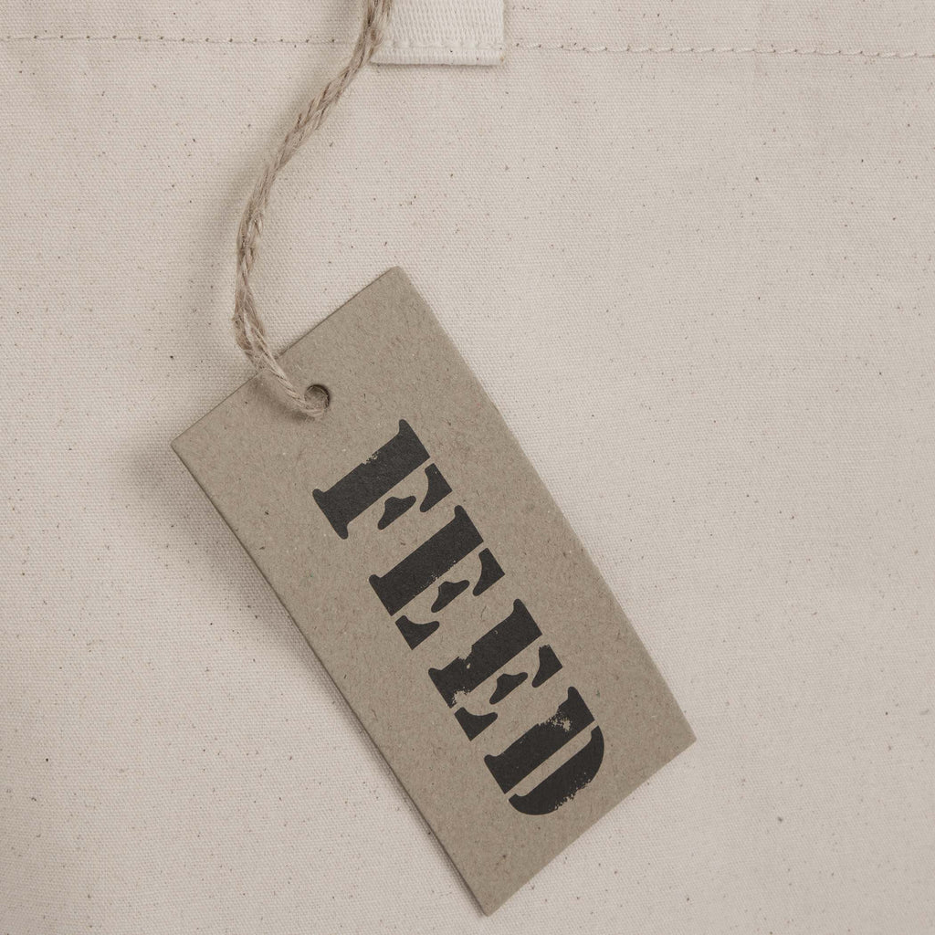 F.L. CAPELLA FEED Organic Cotton Weekend Tote - NATURAL