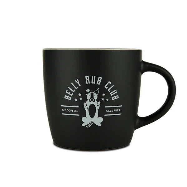 Belly Rub Club Café Mug - BLACK