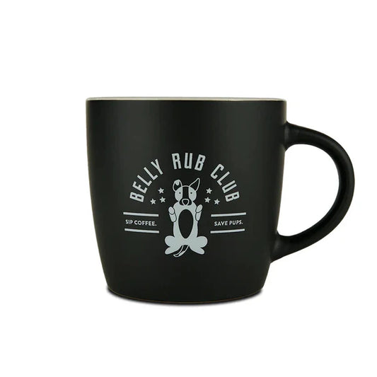 Belly Rub Club Café Mug - BLACK