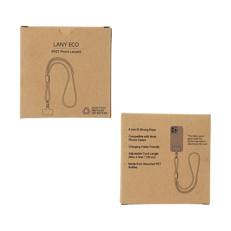 CAPELLA Lany Adjustable RPET Phone Lanyard