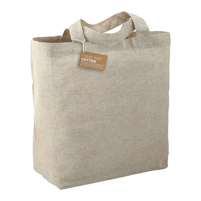 NEW CAPELLA Recycled 5oz Cotton Twill Grocery Tote - Natural