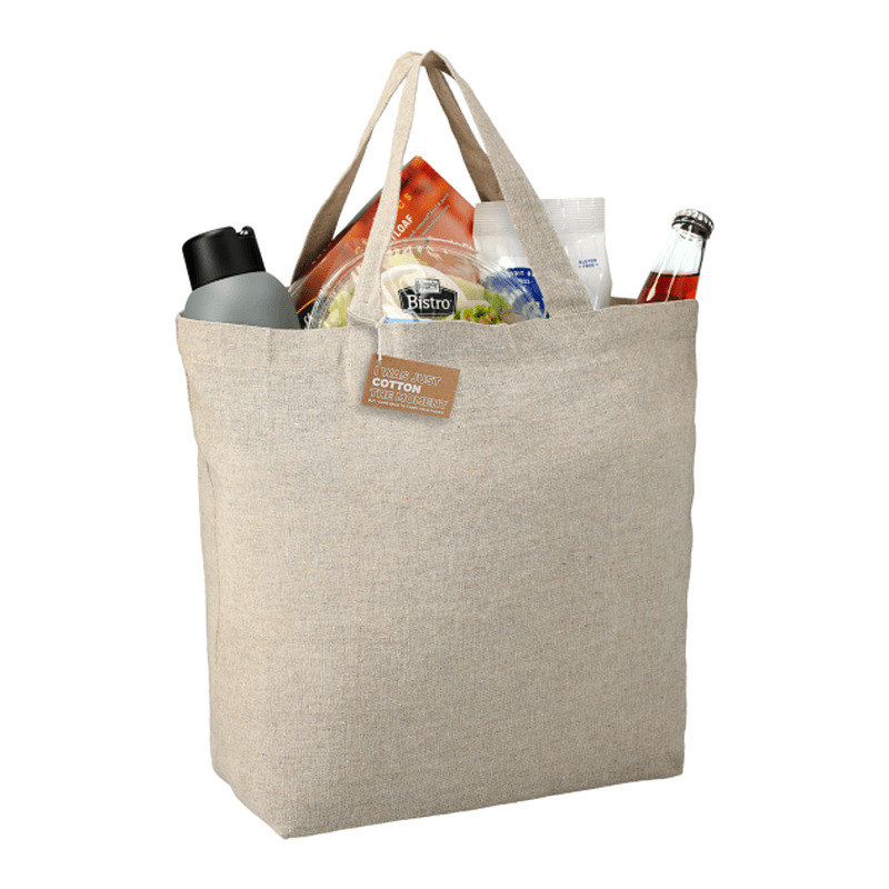 CAPELLA Recycled 5oz Cotton Twill Grocery Tote - Natural
