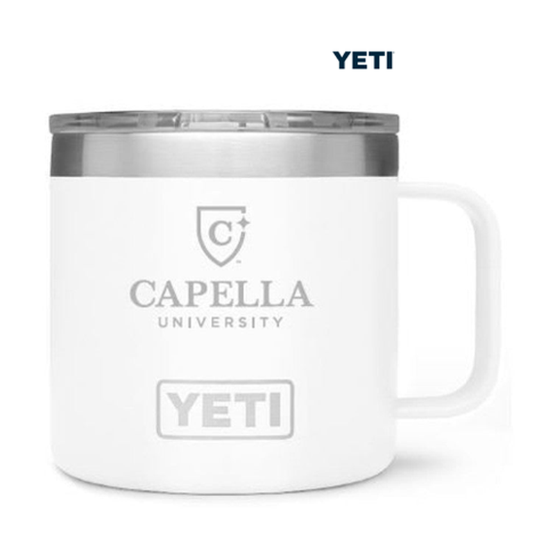 CAPELLA YETI RAMBLER 14 OZ MUG WITH MAGSLIDER LID - WHITE