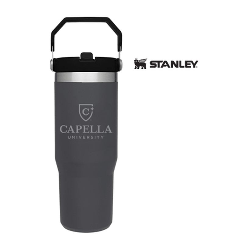 NEW CAPELLA Stanley IceFlow™ Flip Straw Tumbler 30 oz - CHARCOAL